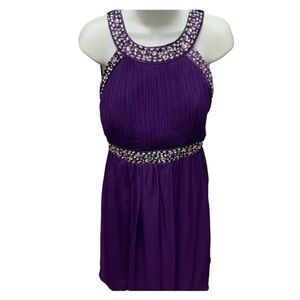 Pretty embellished party dress size 14